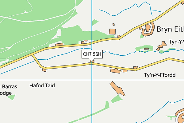 CH7 5SH map - OS VectorMap District (Ordnance Survey)