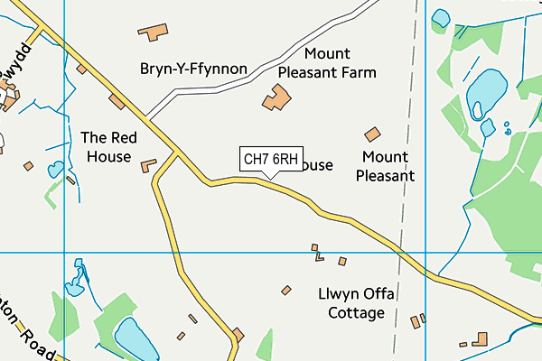 CH7 6RH map - OS VectorMap District (Ordnance Survey)