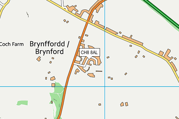 CH8 8AL map - OS VectorMap District (Ordnance Survey)