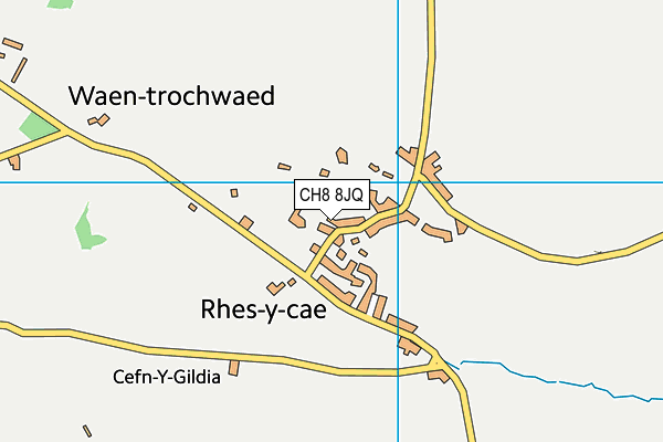 CH8 8JQ map - OS VectorMap District (Ordnance Survey)