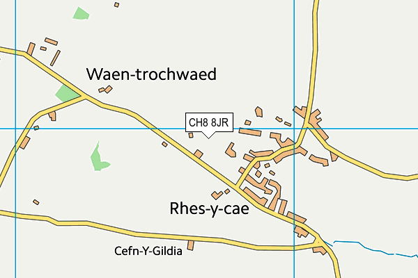 CH8 8JR map - OS VectorMap District (Ordnance Survey)