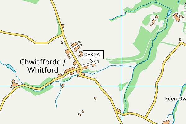 CH8 9AJ map - OS VectorMap District (Ordnance Survey)