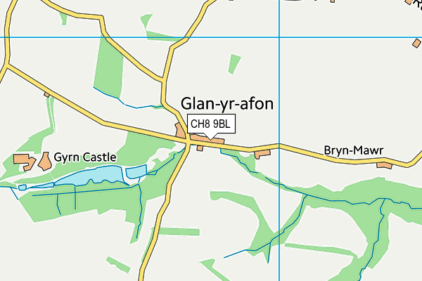 CH8 9BL map - OS VectorMap District (Ordnance Survey)