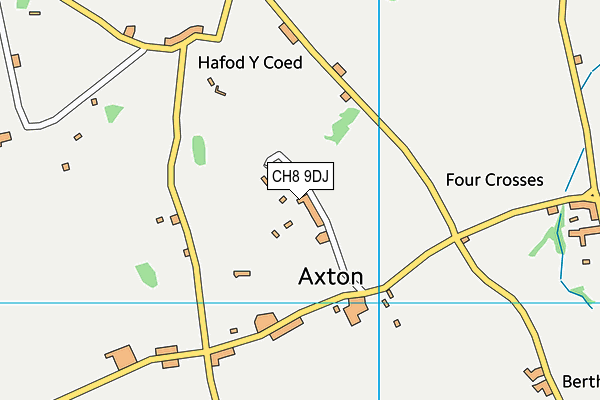 CH8 9DJ map - OS VectorMap District (Ordnance Survey)