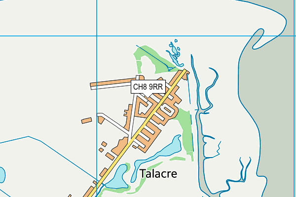 CH8 9RR map - OS VectorMap District (Ordnance Survey)