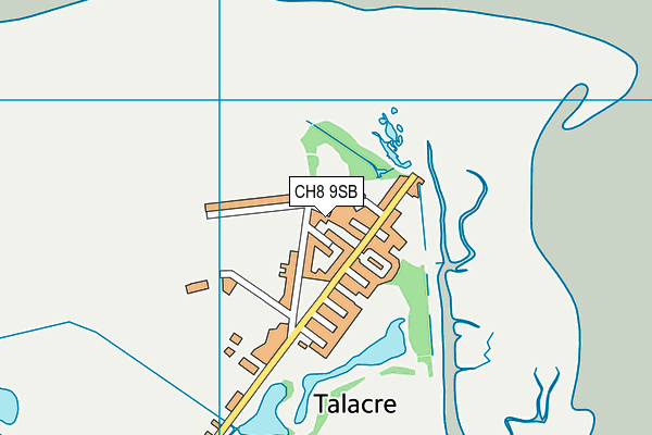 CH8 9SB map - OS VectorMap District (Ordnance Survey)