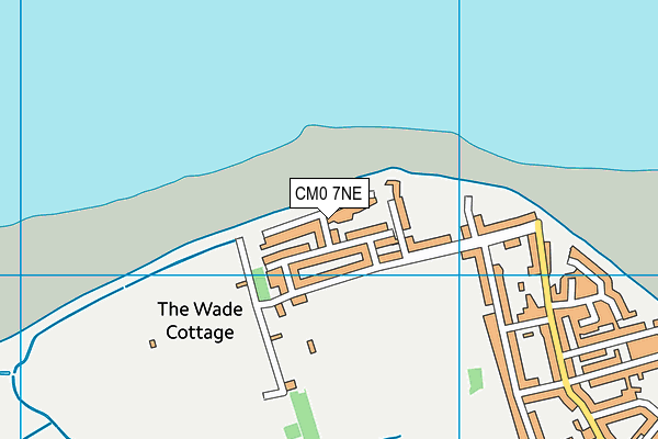 CM0 7NE map - OS VectorMap District (Ordnance Survey)