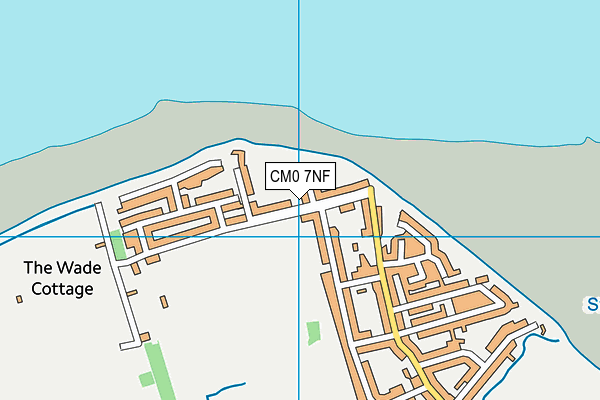 CM0 7NF map - OS VectorMap District (Ordnance Survey)