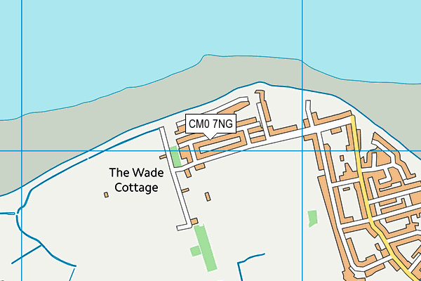 CM0 7NG map - OS VectorMap District (Ordnance Survey)