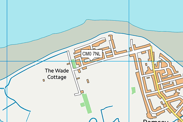 CM0 7NL map - OS VectorMap District (Ordnance Survey)