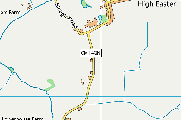 CM1 4QN map - OS VectorMap District (Ordnance Survey)
