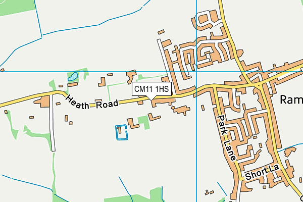 Map of M LEFTWICH LTD at district scale