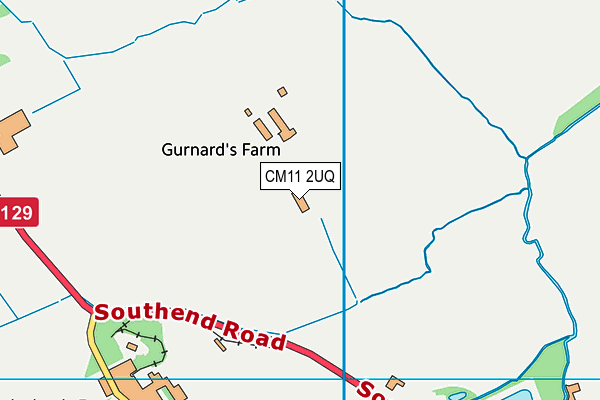 Barleylands Farm (Site 1a) map (CM11 2UQ) - OS VectorMap District (Ordnance Survey)