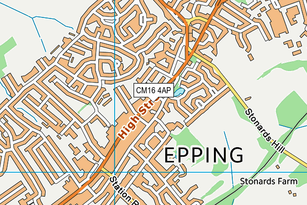 Map of BELGIQUE OF EPPING LIMITED at district scale