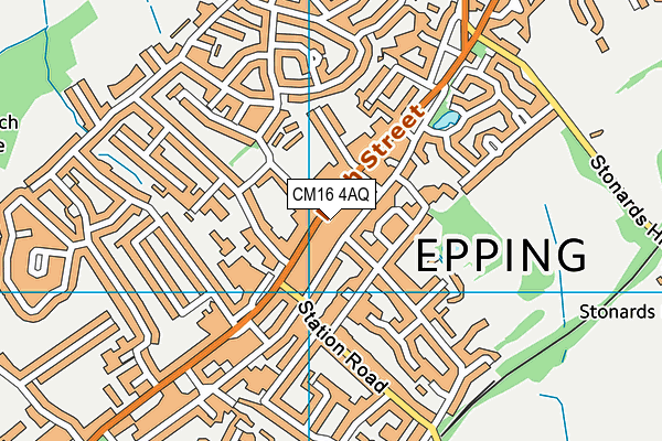 Map of EPPING SANDWICH BAR & CAFE LTD at district scale