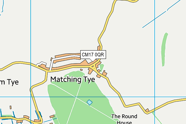 CM17 0QR map - OS VectorMap District (Ordnance Survey)