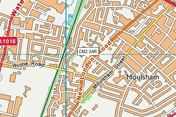 St Cedd's School map (CM2 0AR) - OS VectorMap District (Ordnance Survey)