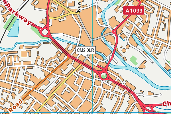 CM2 0LR map - OS VectorMap District (Ordnance Survey)