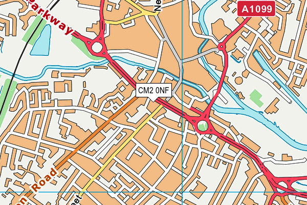 CM2 0NF map - OS VectorMap District (Ordnance Survey)