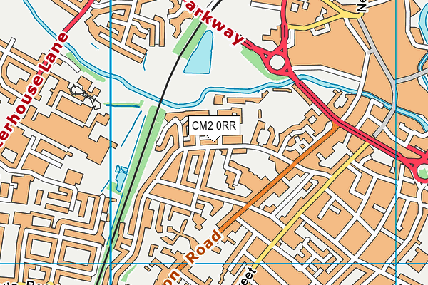 CM2 0RR map - OS VectorMap District (Ordnance Survey)