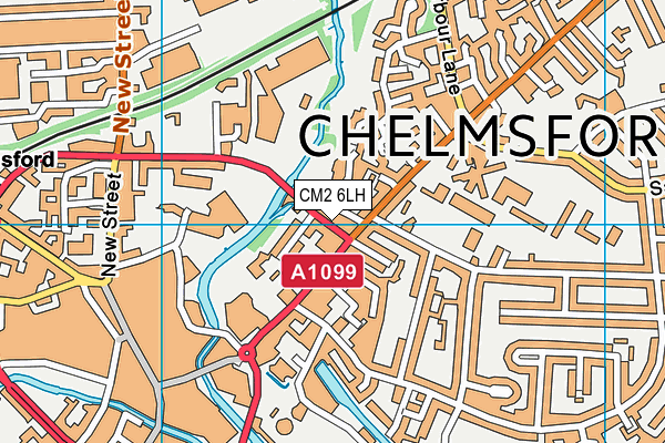 CM2 6LH map - OS VectorMap District (Ordnance Survey)