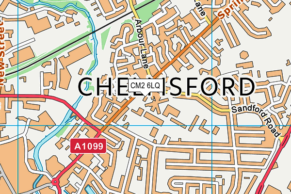 Hmp Chelmsford map (CM2 6LQ) - OS VectorMap District (Ordnance Survey)