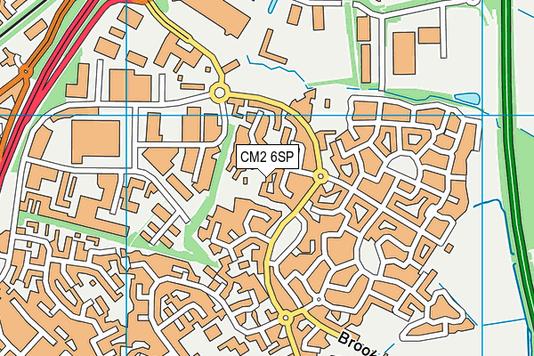 CM2 6SP map - OS VectorMap District (Ordnance Survey)