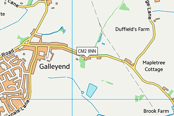 CM2 8NN map - OS VectorMap District (Ordnance Survey)