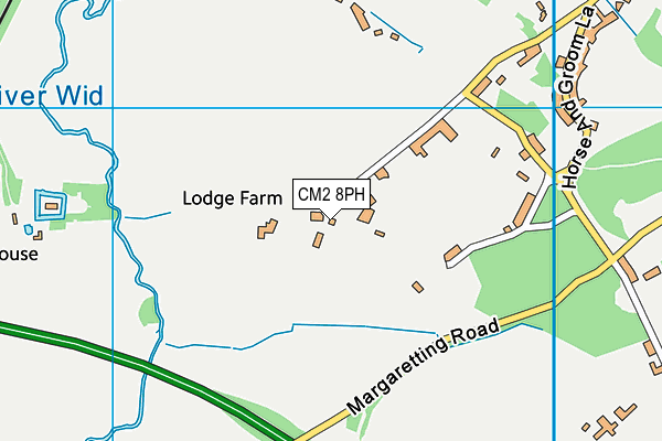 CM2 8PH map - OS VectorMap District (Ordnance Survey)