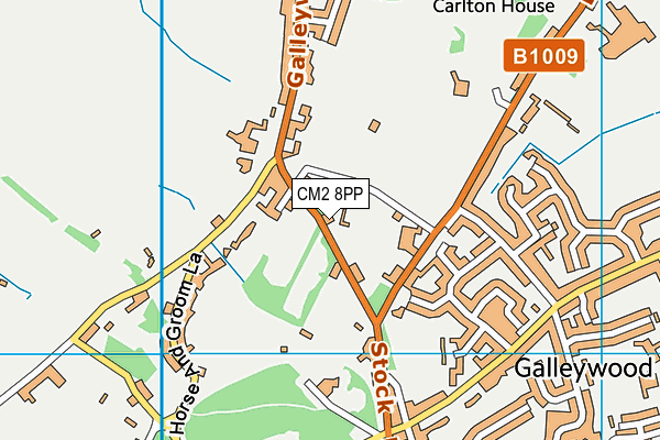 CM2 8PP map - OS VectorMap District (Ordnance Survey)