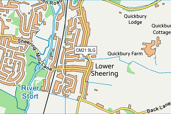 Map of LACEY CAD SERVICES LTD at district scale