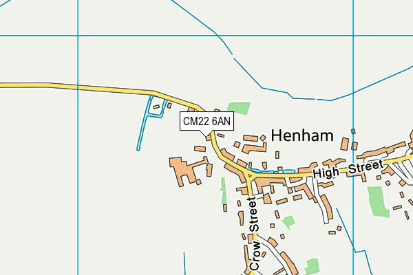 Vision Fitness (Henham) map (CM22 6AN) - OS VectorMap District (Ordnance Survey)
