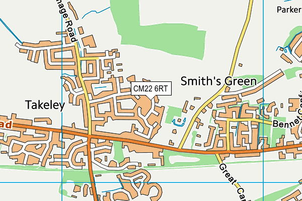 Map of TAKELEY SOLUTIONS LTD at district scale