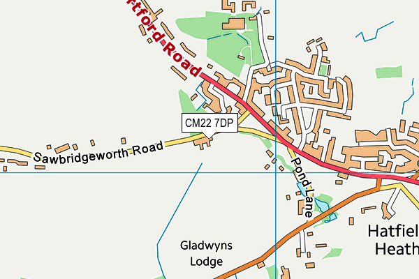 Map of CAPRICORN CENTRE (DAGENHAM) LIMITED at district scale