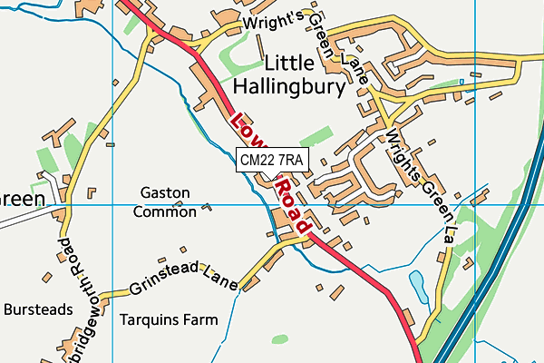 Map of GASTON COMMON LTD at district scale