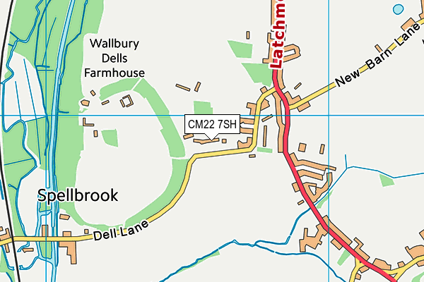 Map of BETTY AND THE ROSES LTD at district scale