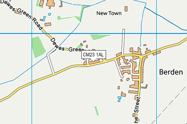 CM23 1AL map - OS VectorMap District (Ordnance Survey)
