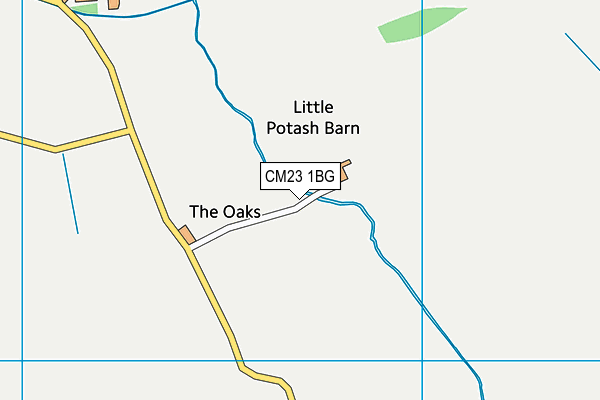 CM23 1BG map - OS VectorMap District (Ordnance Survey)