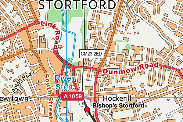 CM23 2ED map - OS VectorMap District (Ordnance Survey)