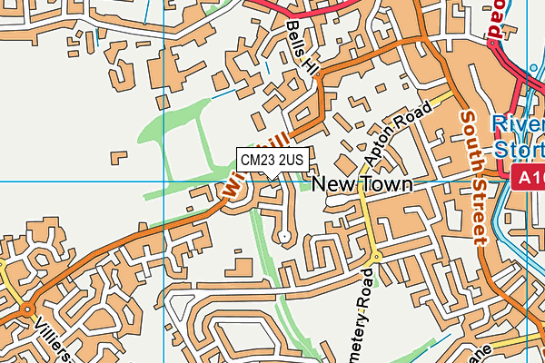 CM23 2US map - OS VectorMap District (Ordnance Survey)