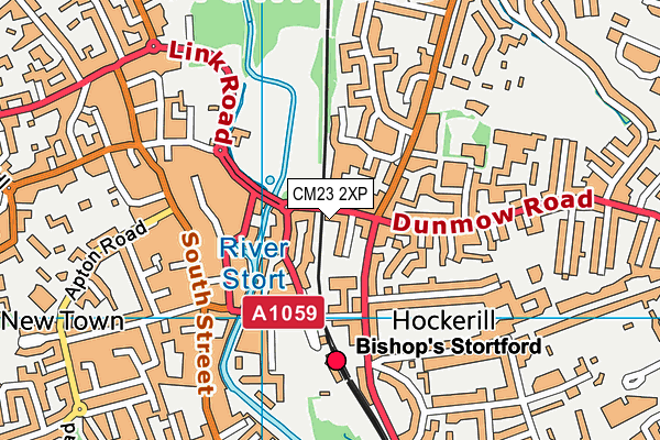 CM23 2XP map - OS VectorMap District (Ordnance Survey)