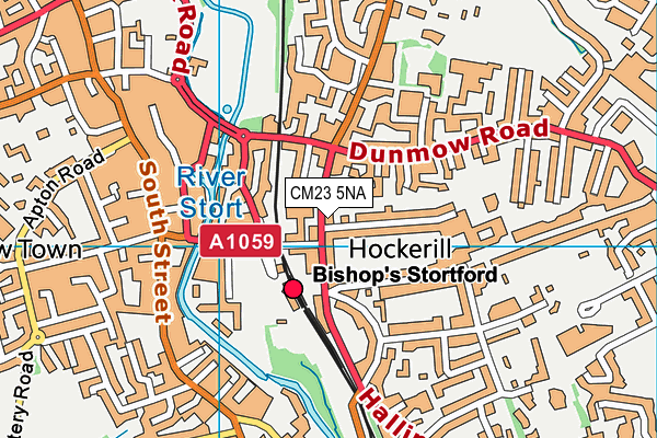 White Trees Independent School map (CM23 5NA) - OS VectorMap District (Ordnance Survey)