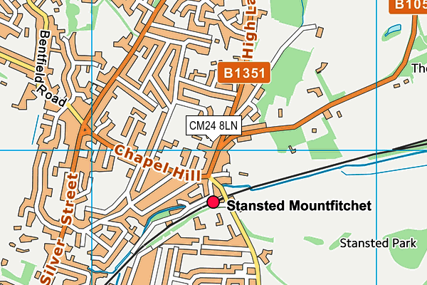 Map of THE QUEENS HEAD (STANSTED) LTD. at district scale