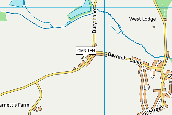 CM3 1EN map - OS VectorMap District (Ordnance Survey)