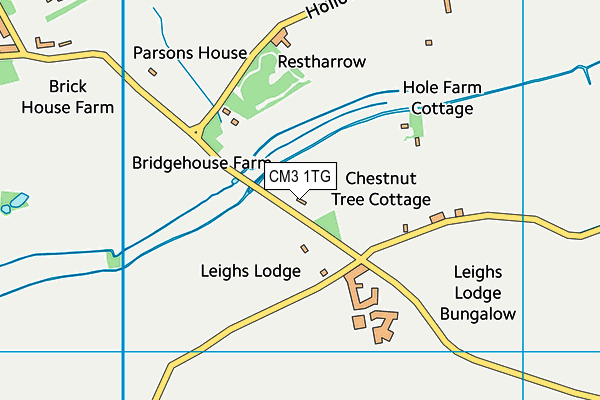 CM3 1TG map - OS VectorMap District (Ordnance Survey)