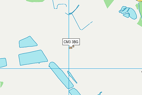 CM3 3BG map - OS VectorMap District (Ordnance Survey)