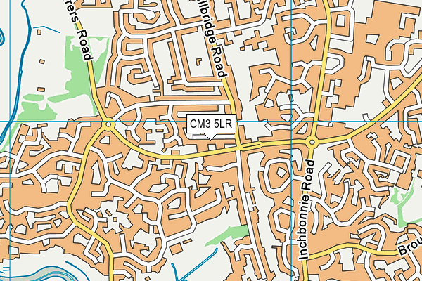 CM3 5LR map - OS VectorMap District (Ordnance Survey)