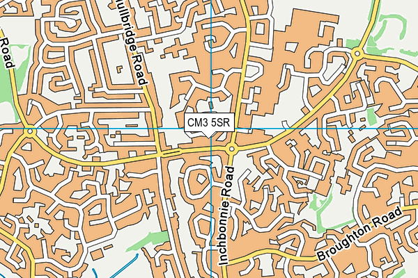 CM3 5SR map - OS VectorMap District (Ordnance Survey)