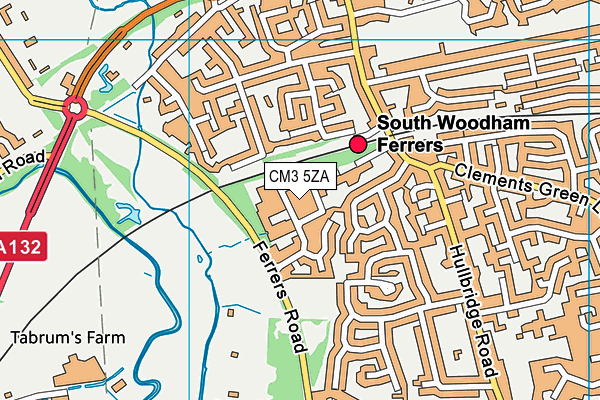 Map of CROUCH VALE BREWERY LIMITED at district scale