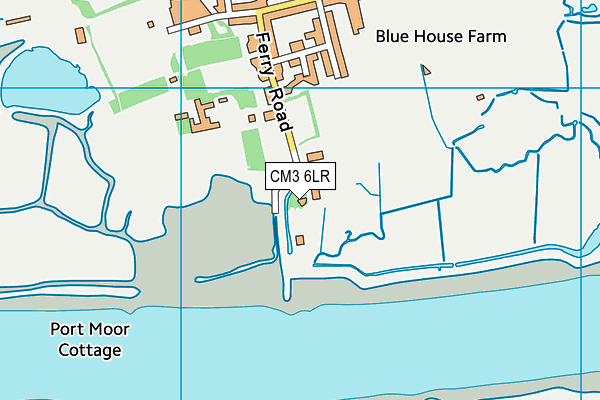 CM3 6LR map - OS VectorMap District (Ordnance Survey)